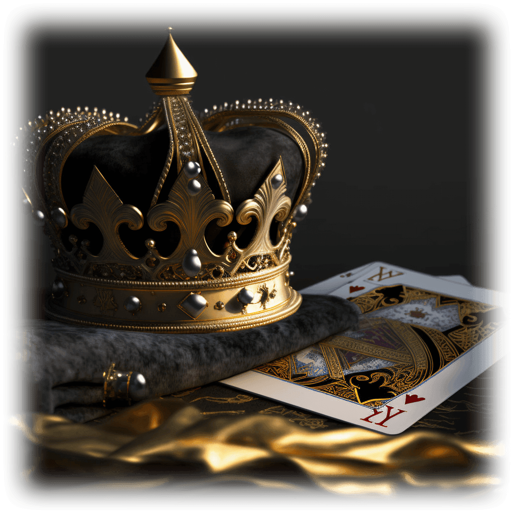 Crown and cards
